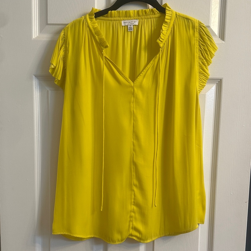 Current air Thread Bright Yellow Blouse